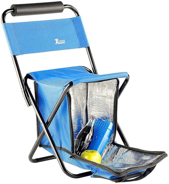 Amazon.de Xcase MiniKlappstuhl mit Kühltasche