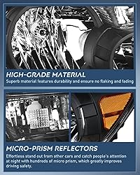 Nilight Headlight Assembly for 2007 2008 2009 2010