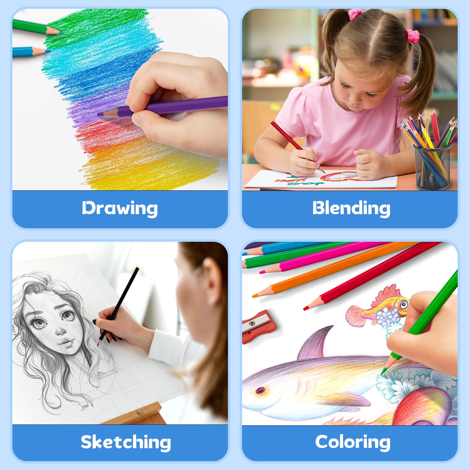 Aigybobo 360 Count Colored Pencils Bulk, 30 Pack Colored Pencils for Kids 12 Colors, Pre-sharpened Color Pencils, Bulk Coloring Pencils School Supplies for Teachers, Classroom Prizes, Art Supplies
