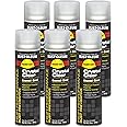 Rust-Oleum V2102838 High Performance V2100 System Rust Preventive Enamel Spray Paint, 20 fl. oz. container, 15 oz. fill,, Crystal Clear, 6-Pack