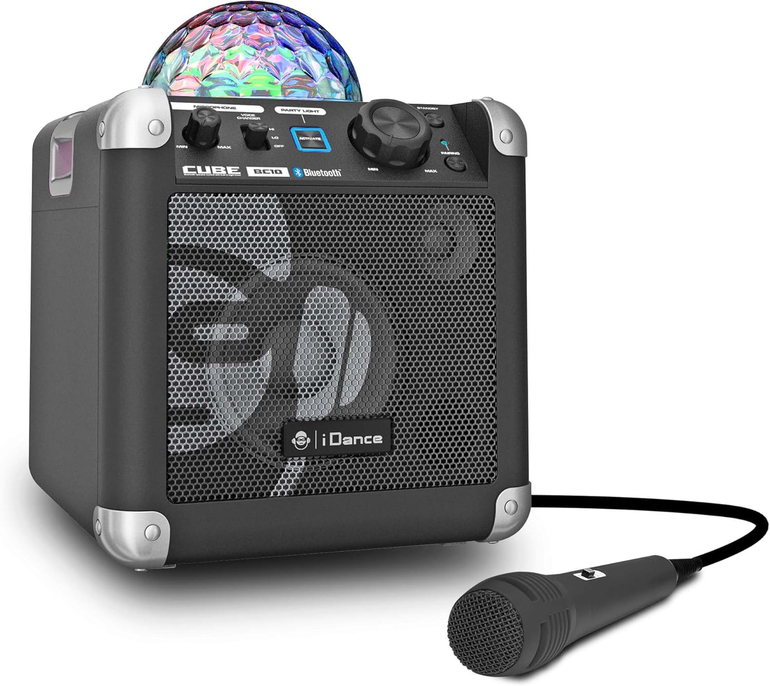 iDance Cube BC100B Speaker With Lights Amazon.co.uk Musical Instruments