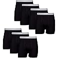Hanes Men's Boxer Briefs, Soft and Breathable Cotton Underwear with ComfortFlex Waistband, Multipack