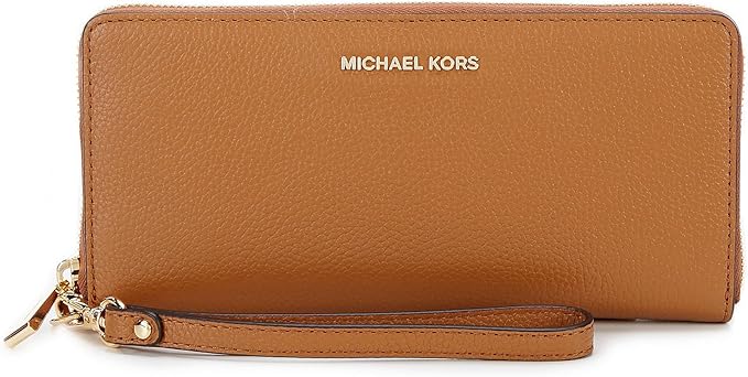 michael kors tan wristlet