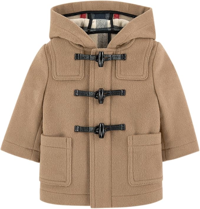 Burberry Children Baby Boy Camel Wool Duffle Coat (12M