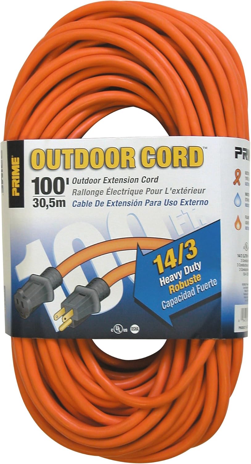Prime Wire & Cable CW511830 Flacier Flex Cold Weather Extension Cord 12