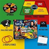 PMS Bottle Flip Challenge Set 14 Pieces Cards Board Spinner Hoopla Rings view 4