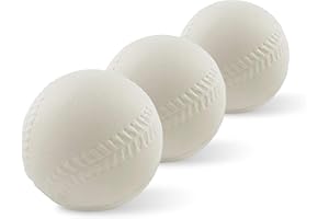 BOTABEE 3 Pack Soft Baseballs for Kids - Compatible w/Fisher-Price Triple Hit Pitching & Tball Set | Perfect T Balls for Toddlers & Beginners