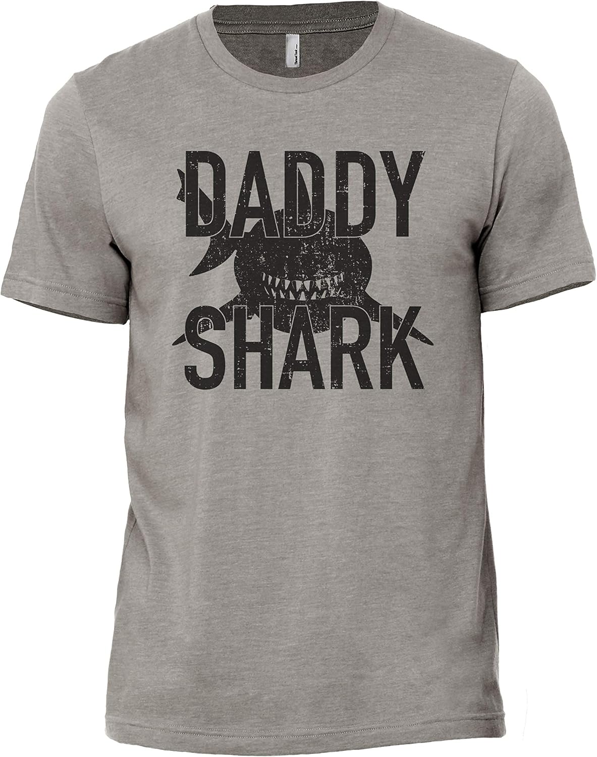 Daddy Shark Men's Crewneck Casual Fit T-Shirt Printed Graphic Tee