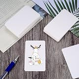 Tomoyuki 150 Pcs Blank Kraft Cards 3.46 x 2.04 inch White Writable Paper Cards view 4