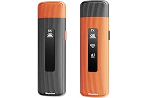 HYDRFLOW Wireless HDMI Transmitter and Receiver 4K Decode 1080P 2025 Upgrade, 164Ft/50M Wireless HDMI Extender, 2.4G/5G Plug&Play, for Streaming Video and Audio to Monitor from PC/PS5/Mac/iPad/iPhone Pro Max