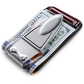 Geneva Silver Mesh Money Clamp with Wallet