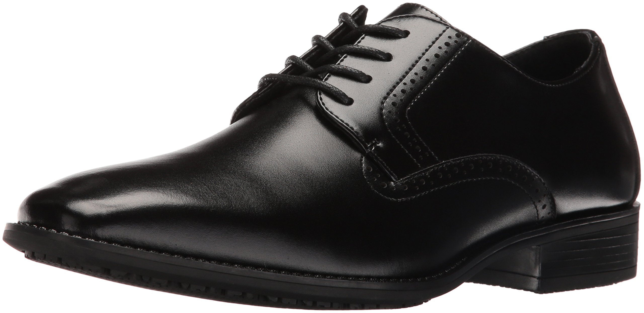 Photo 1 of STACY ADAMS mens Ardell Slip Resistant Plain Toe Oxford, Black, 8.5 US