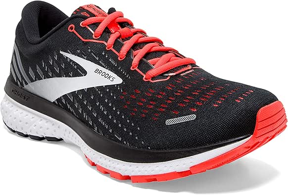 Amazon.com | Brooks Womens Ghost 13 Running Shoe - Black/Ebony/Coral - B - 10 | Road Running