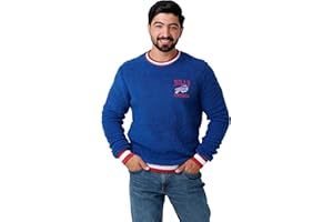 FOCO Buffalo Bills NFL Mens Sherpa Crewneck Sweater - XL