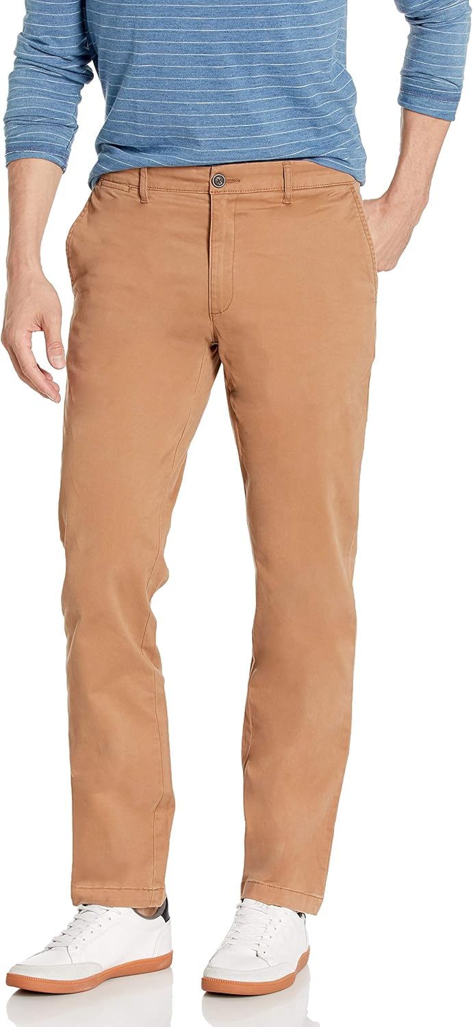  Brand - Goodthreads Men's "The Perfect Chino Pant " Slim-Fit Washed Comfort Stretch: Clothing