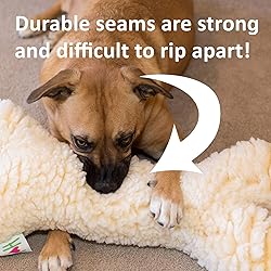 HuggleHounds Plush Extra Thick Sherpa Durable