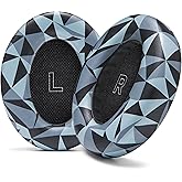 WC PadZ QC Ultra – Upgraded Replacement Earpads Compatible with Bose QuietComfort Ultra Gen 1 & Gen 2 by Wicked Cushions | Enhanced Comfort, Thickness & Durability | Geo Grey