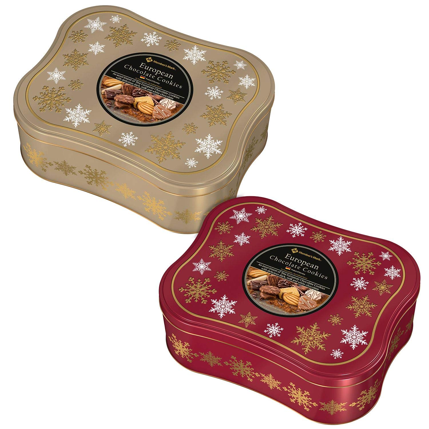 Amazon Com Member S Mark Lambertz European Chocolate Cookies Box