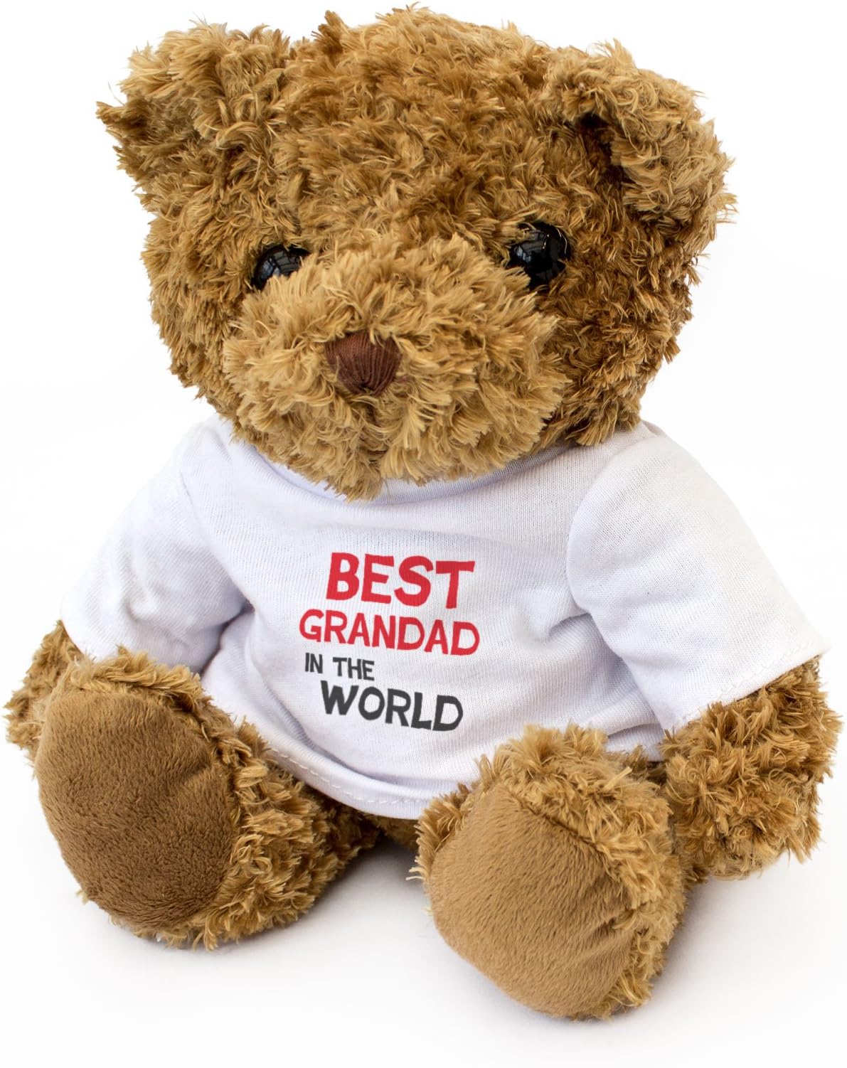NEW - BEST GRANDAD IN THE WORLD - Teddy Bear - Cute And Cuddly - Gift Present Birthday Xmas