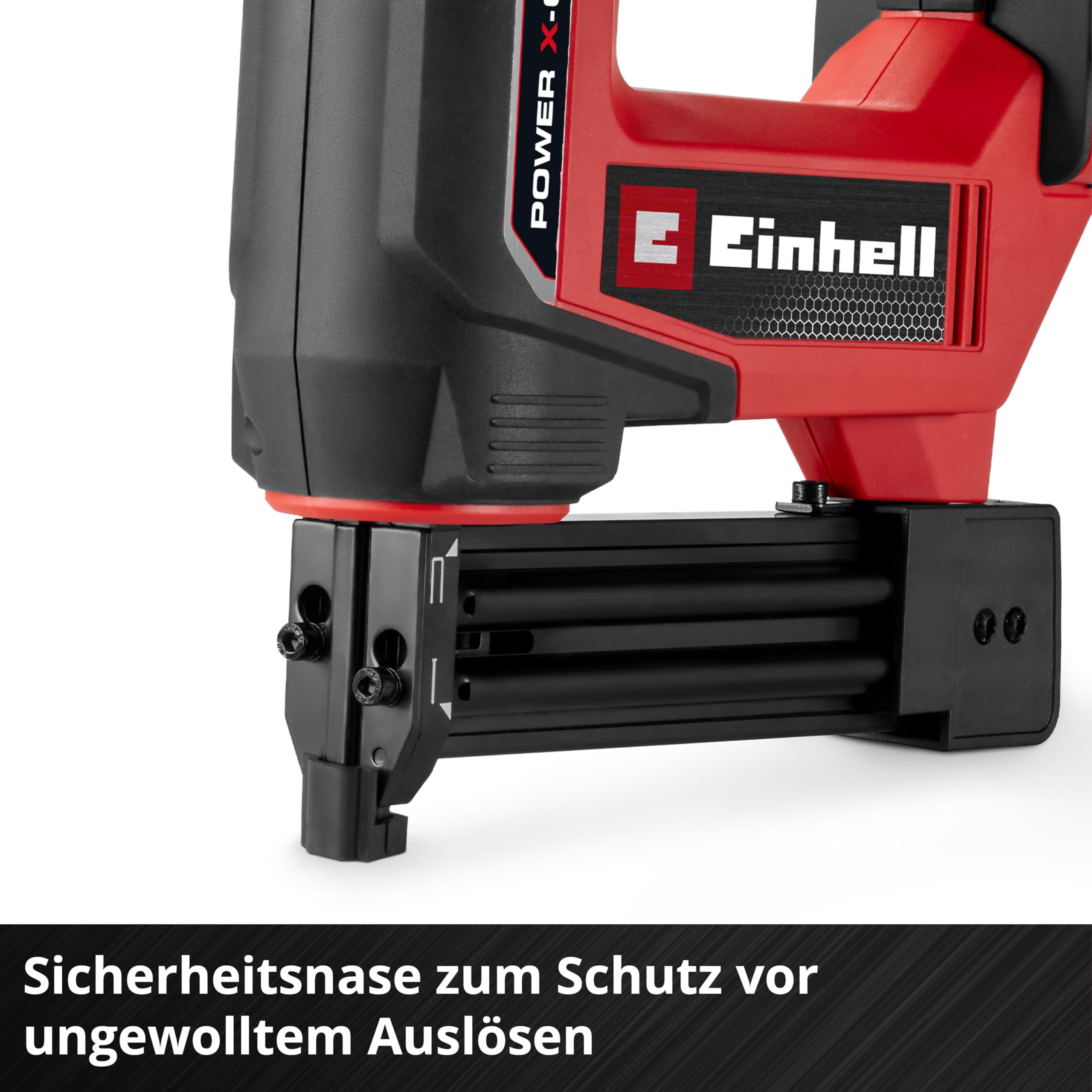 Einhell Akku-Nagler / -Tacker TE-CN 18/32 Li - Solo Power X-Change (18 V, 20 Schläge/min, max. 25 mm Klammern, max. 32 mm Nägel, inkl. je 300 Klammern & Nägel, ohne Akku) 8