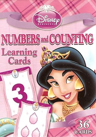 Disney Princess Numbers and Counting Learning/Flash Cards (Lite Pink Box)