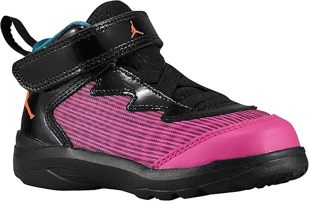 Amazon ナイキ ジョーダン Jordan 10 0 Blackfusion Pinktropical Tealelectric Orange Super Fly 靴 シューズ スーパー 3 スリー Boys Toddler ベビー 赤ちゃん キッズ Black ブラック Pink 並行輸入品 Nike ナイキ ベビーシューズ