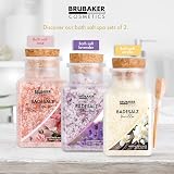 BRUBAKER Bath Salts Vanilla 3x 400g Wellness Relaxation Natural Extracts Gift view 8