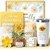 Christian Gifts for Women Faith, Religious Inspirational Gifts for Catholic Women, Sunflower Spiritual Faith Based Gift Valentine's Day Birthday Gift for Women Wife Girlfriend Her Mom Grandma Coworker