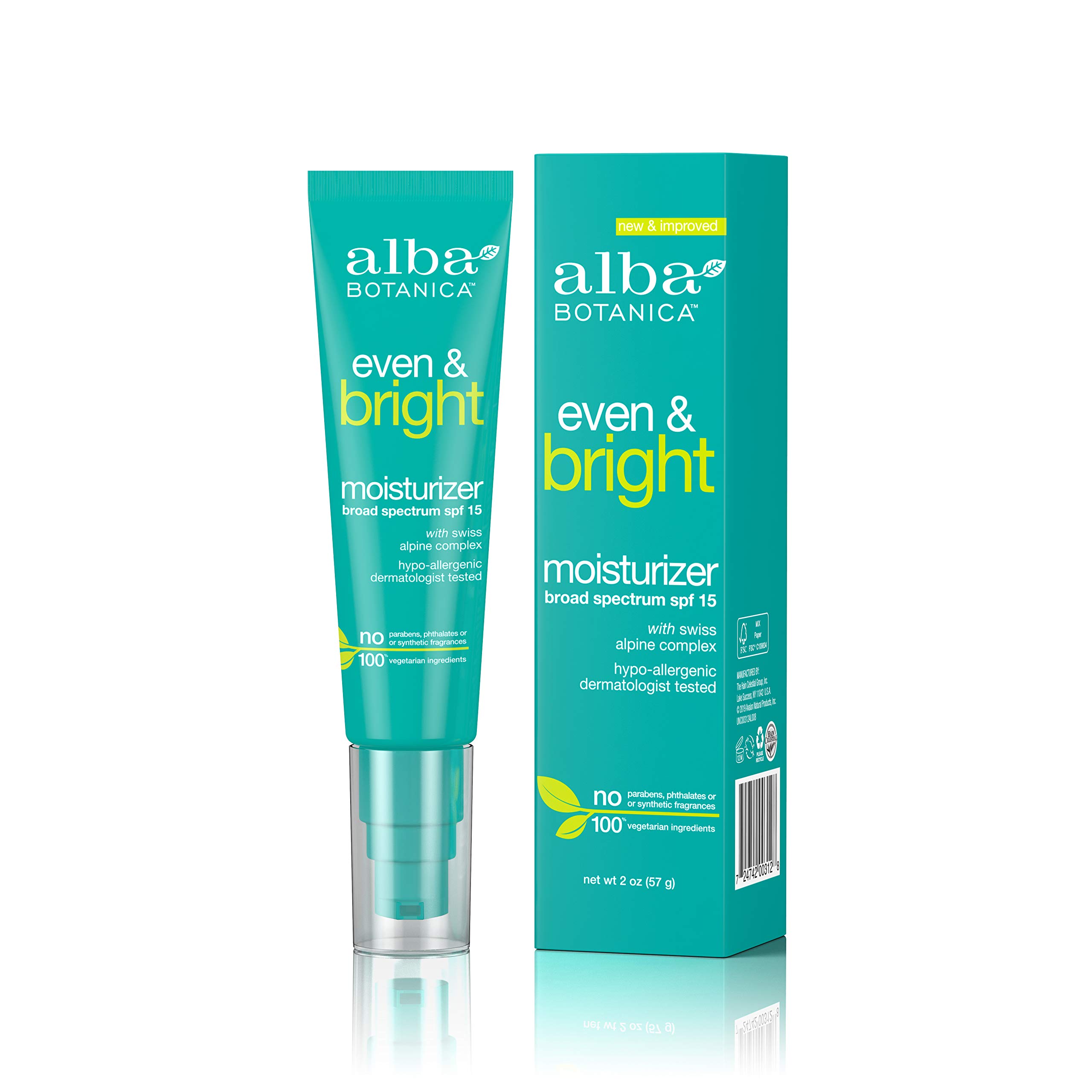 alba even advanced moisturizer spf 15
