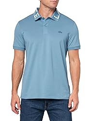 Lacoste Mens Seasonal Short Sleeve Slim Fit Collar
