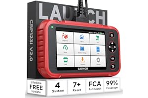 LAUNCH CRP123I V2.0 Elite OBD2 Scanner Diagnostic Tool, 2025 New Code Reader for Cars and Trucks, Engine ABS SRS Transmission Car Scanner, Lifetime Free Update, Oil/EPB/DPF/SAS/BMS Throttle Relearn