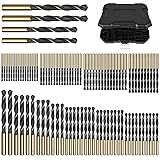 Hakkin 99pcs Heavy Duty HSS 4341 Twist Drill Bit