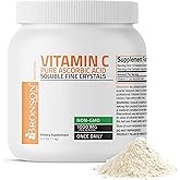 Bronson Vitamin C Powder Pure Ascorbic Acid Soluble Fine Non GMO Crystals – Promotes Healthy Immune System and Cell Protection – Powerful Antioxidant - 1 Kilogram (2.2 Lbs)