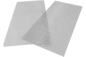 Longdex Reinforcing Mesh 2PCS 25x12.5cm 304 Stainless Steel 20 Mesh Woven Wire Wire Mesh Screen for Bumper Kayak Thermoplastic Repairs