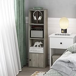 Furinno Luder Shelf Bookcase with 1 Door Storage