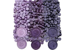 ONWINPOR 300Pcs Wax Seal Beads, Purple Mix Sealing Wax Beads for Wax Seal Stamp, Lilac Purple Wax Seal Beads Set with 3 Colors Wax Seal Perfect for Gift Sealing, Letter Wax Sealing (Purple Mix)