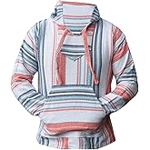 Del Mex Mexican Baja Hoodie Sweatshirt Pullover Jerga Surf Poncho Drug Rug