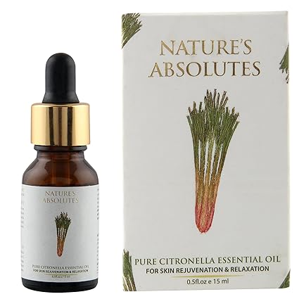 Nature's Absolutes Pure Citronella Essential Oil, 15ml