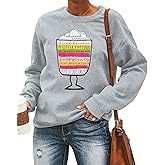 LOTUCY Friend Thanksgiving Sweatshirt Women Funny Trifle Friendsgiving Pullover Shirt Cute Friend Fans Long Sleeve Tops