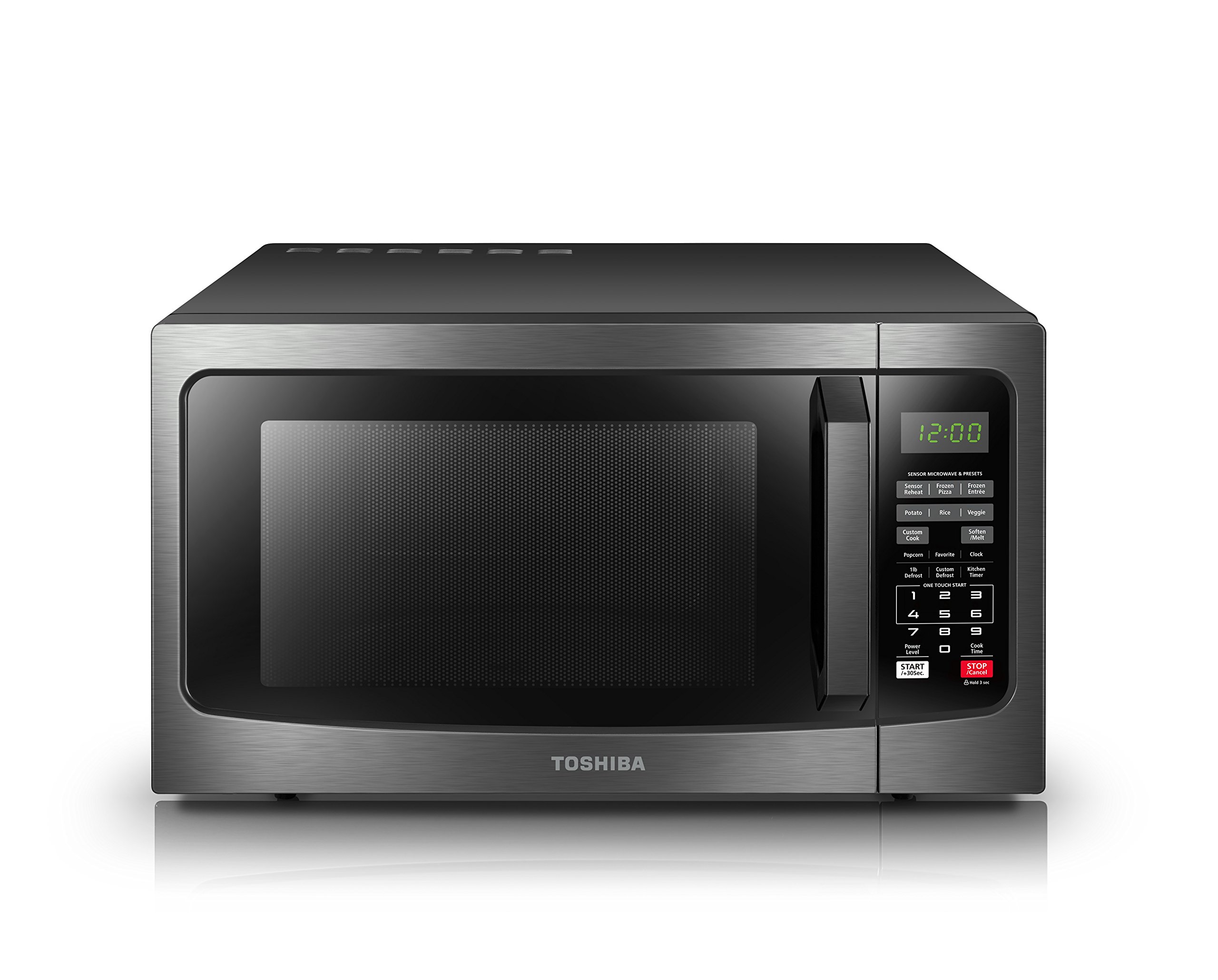 Toshiba EM131A5C-BS Microwave Oven with Smart Sensor, Easy Clean ...