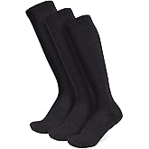 Viasox Black 3 Pack Compression Socks Women & Men, Circulation Support, 12-15mmHg Neuropathy, XL