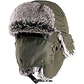 CHOK.LIDS Waterproof Winter Trappers Unisex Premium Strength Ushanka Ear Flap Chin Strap Cold Weather Outdoor