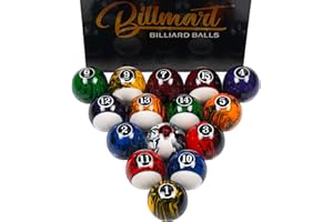Billmart Billiard Balls Set 16 Pool Table Balls