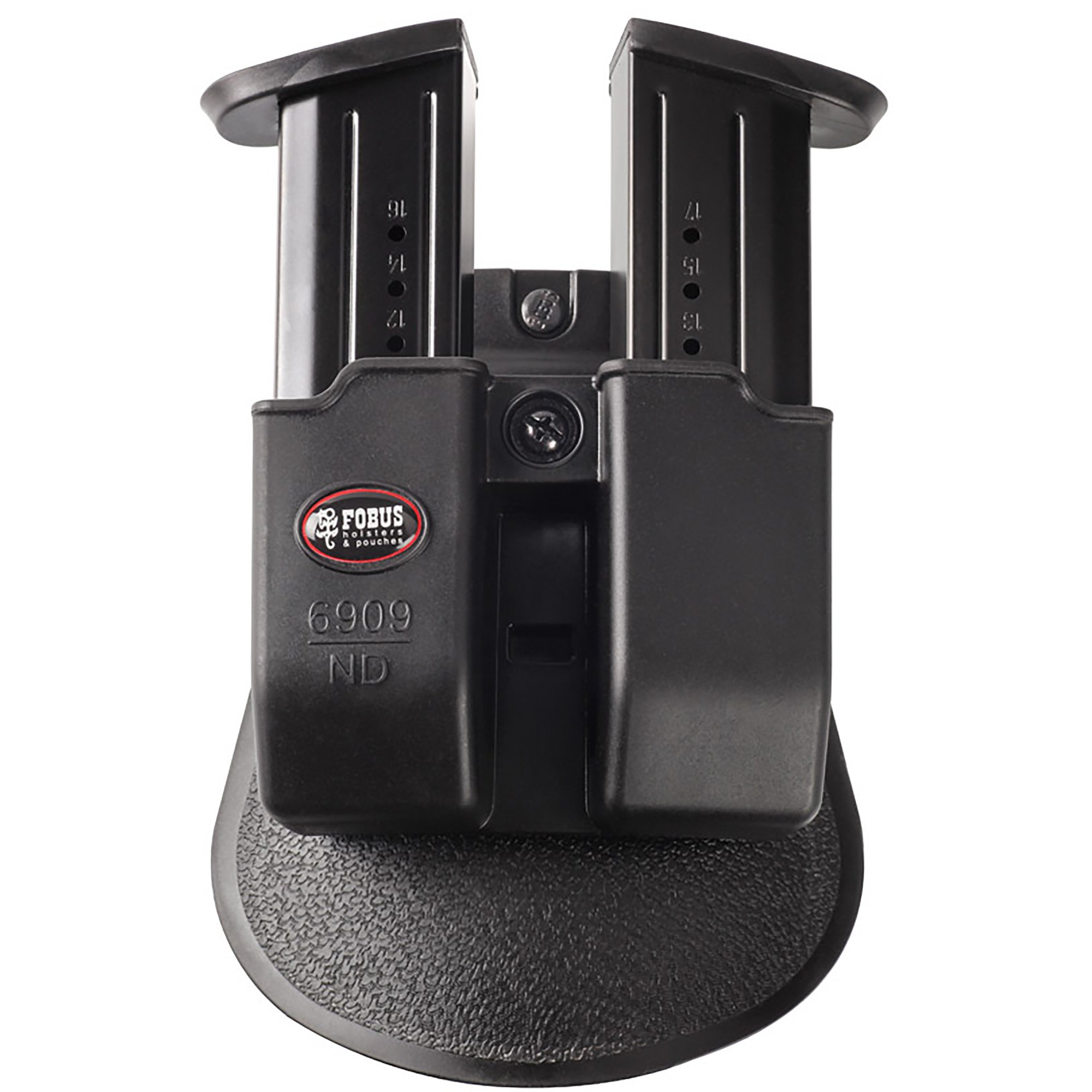 Fobus Double Mag Pouch with Tension Adj Screws, 9mm by Fobus