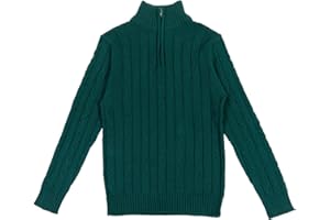 Cozeeme Half Zip Long Sleeve Sweater Toddler to Big Kid