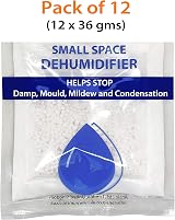ANSIO Dehumidifier Sachets 12 x 36g - Damp Absorber for Small Spaces view 2