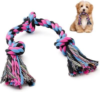 SHARLOVY Dog Chew Toys for Aggressive Chewers 6 Pack Large Dogs
