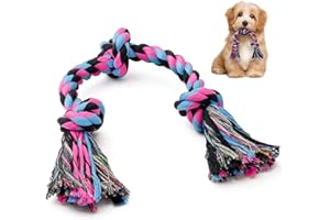 SHARLOVY Puppy Rope Toy, Dog Rope Toy for Small Dogs, Puppy Teething Toys, Cotton Interactive Tug of War Dog Toy for Puppies Boredom, Dog Chew Toys for Aggressive Chewers Small Breed