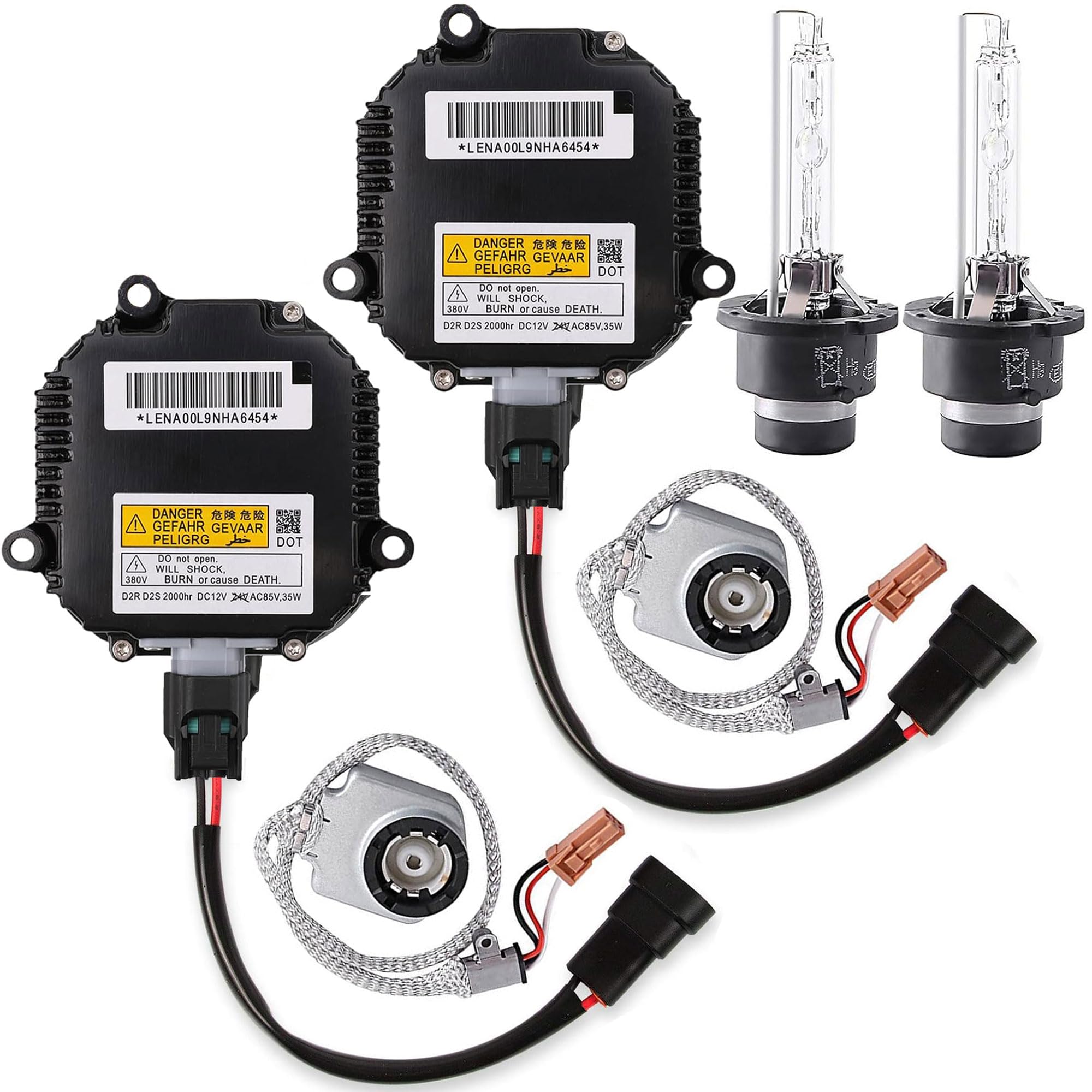 Photo 1 of *UNTESTED*
2 Sets HID Xenon Headlight Ballast Control Unit Kit w/Igniter & D2S Bulb for Nissan Altima,350Z,Maxima,Murano, Rogue,for Infiniti G35,G37,FX35-Replaces 28474-89904 28474-8991A 28474-89907 NZMNS111LANA