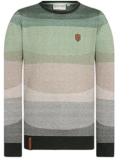 Naketano Herren Strickjacke Supaintelligentes Drogenopfa Strickpullover